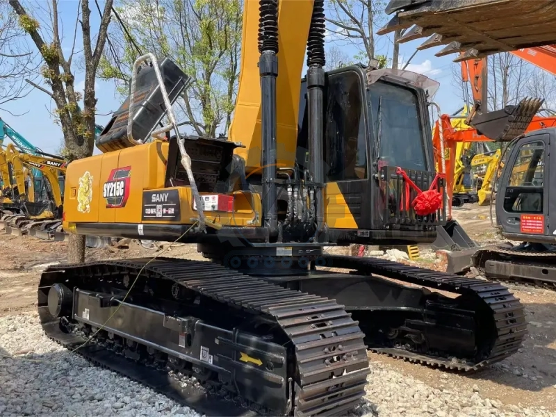 Wonderful Condition Cheap Price Secondhand Sany Excavator 215c Used Excavator Auction Second Hand 21tons Excavator