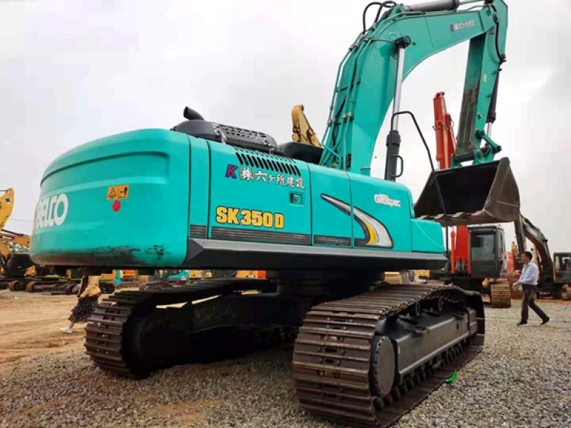 Japan Original Second Hand Kobelco Excavators Machine SK350LC 34T