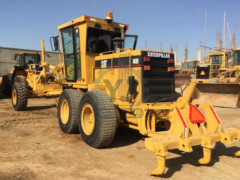 Used CAT 140G 140H 140K 120H Motor Second Hand Road Grader With Ripper for Sale
