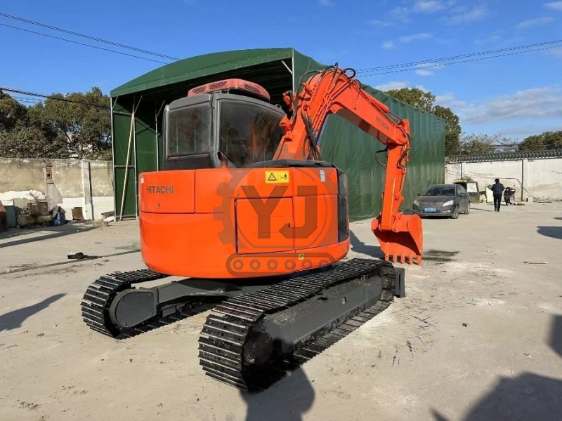 7 Ton Used Hitachi ZX75US-A Excavator Original Japan Mini Model