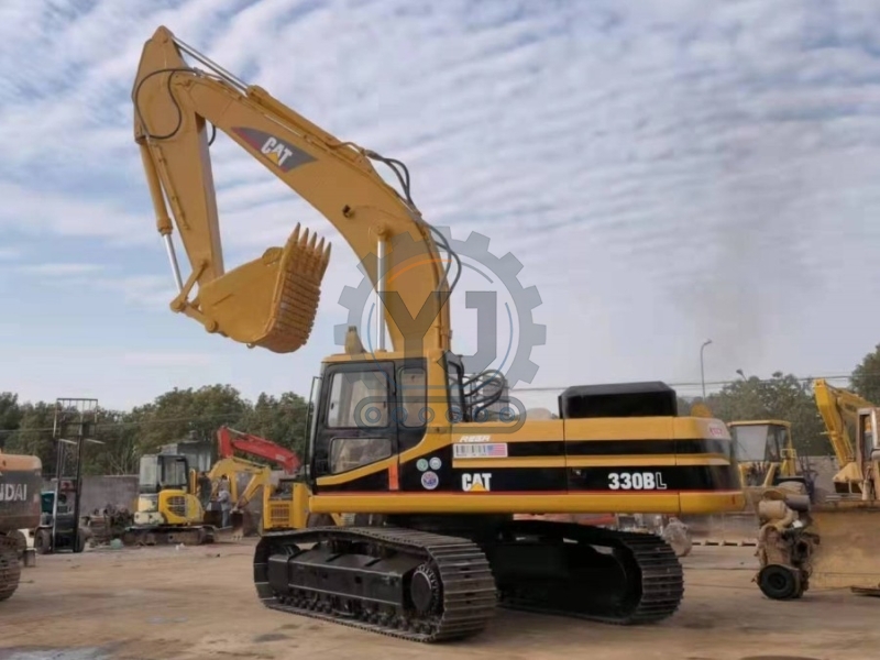 Large Used CAT Excavator 330BL Digger For Road Construction