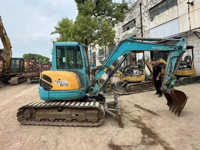 Kubota Kx155-3 Second Hand Kubota Diggers Crawler Excavator 5T High Performance