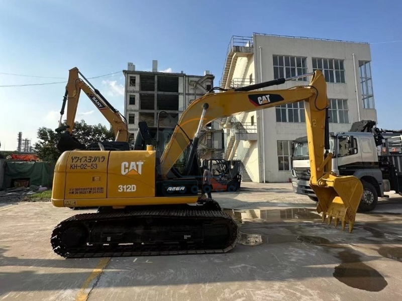 Midi 312D Used Caterpillar Excavator Machine 12 Tonne For Infrastructure Construction