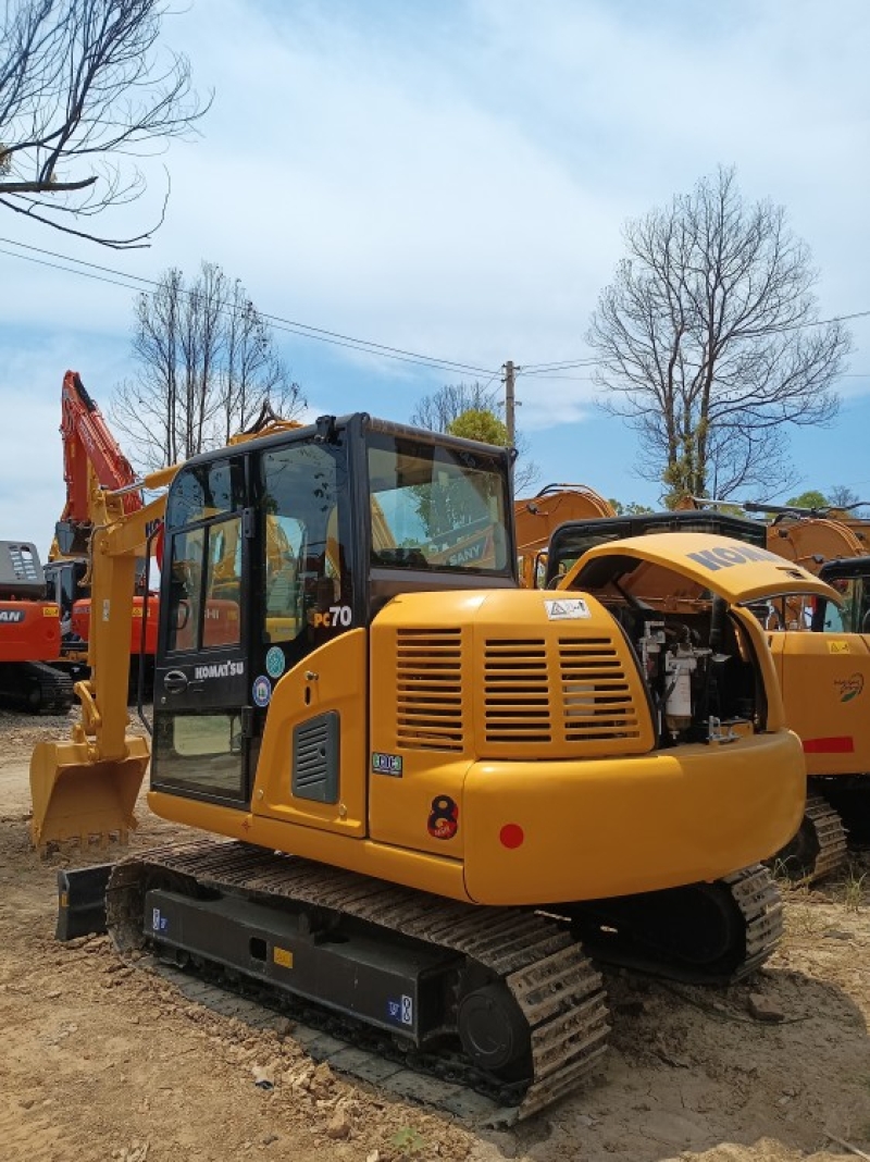 High Quality Komatsu PC70 PC70-8 Second Hand Machinery 7 Tons Hydraulic Crawler Used Komatsu Excavators